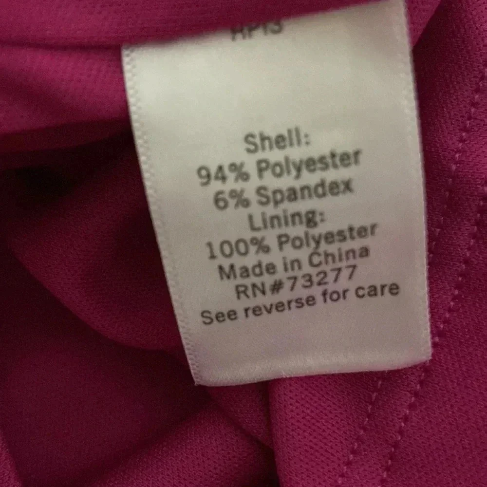 NWT holiday party dress xs strapless hot pink velvet v wire mini dress Size XS - Picture 9 of 15